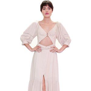 Products Cutout Maxi Dress Split Leg